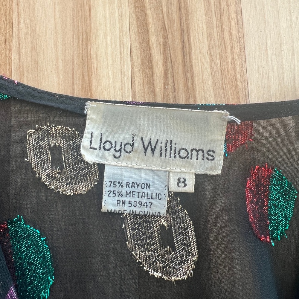 80s Lurex Blouse View 4